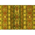 thumbnail image 1 of Ahgly Company Indoor Rectangle Southwestern Yellow Country Area Rugs, 2' x 5', 1 of 4