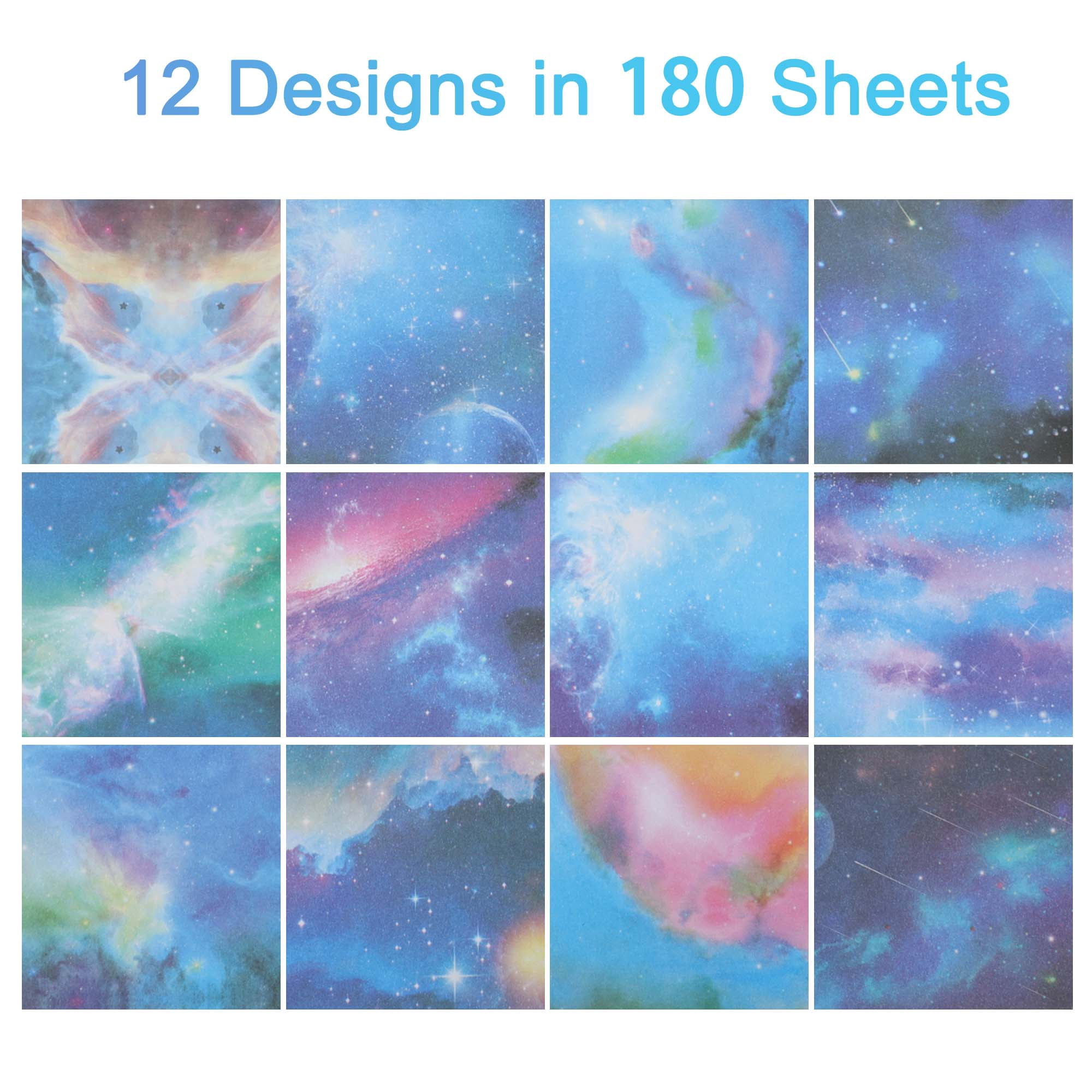 Unique Bargains 180Pcs Double-Sided Origami Paper for DIY Arts Rose Red
