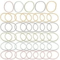 thumbnail image 3 of WEUVEB Hair Ties Assorted Color Plastic 100Pcs 1.6x1.6x0.08In, 3 of 8