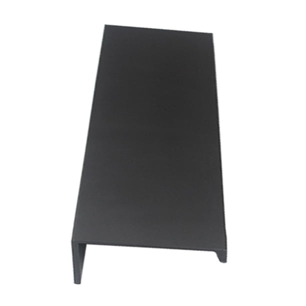 Tiradores de cajones tiradores de cajones tiradores de puertas de armarios tiradores de aluminio para cajones, gabinetes , negro mate 80 mm