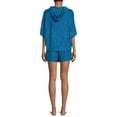 thumbnail image 2 of Secret Treasures Women's Sleepwear Sleep Terry Shorty Set, 2 of 5