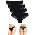 thumbnail image 1 of BeautyIn Womens Underwear Lace Panties Hipster Briefs Bikini Underwear 4 Pack, 1 of 7