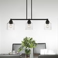 thumbnail image 6 of Livex Lighting - Aragon - 3 Light Linear Chandelier In Architectural Style-14.25, 6 of 13