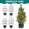 thumbnail image 3 of CHENjy Self-Watering Raised Garden Bed, Elevated Planter with Climbing Frame for Vegetables, Large Flower Pots for Outdoor Patio, Durable No Tools Assembly Planters, 3 of 5