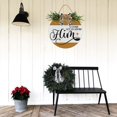 thumbnail image 3 of Eveokoki O Come Let Us Adore Him Decorations Wreath, Wooden Hanging Sign Rustic Wooden Holiday Decor for Front Door Porch Window Wall Farmhouse Indoor Outdoor Decorations 11x11Inch, 3 of 7