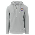thumbnail image 2 of Men's-Cutter & Buck  Gray Orlando City SC Roam Eco Half-Zip Recycled Tri-Blend Half-Zip Hoodie, 2 of 3