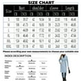 thumbnail image 3 of CCRFTGI Winter Coats for Women Dressy Casual Belted Woolen Blend Trench Mid-Long Coat Fashion Lapel Collar Coat Warm Overcoat with Belt Brown XL, 3 of 7