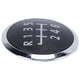thumbnail image 5 of Gear Knob Cap, Durable Black 6 Speed ​​Gear Shift Knob Cover Reemplazo Para T5 Transporter 2003-2010 Para Automóvil ANGGREK 6 Speed Shift Knob Cap, 5 of 8