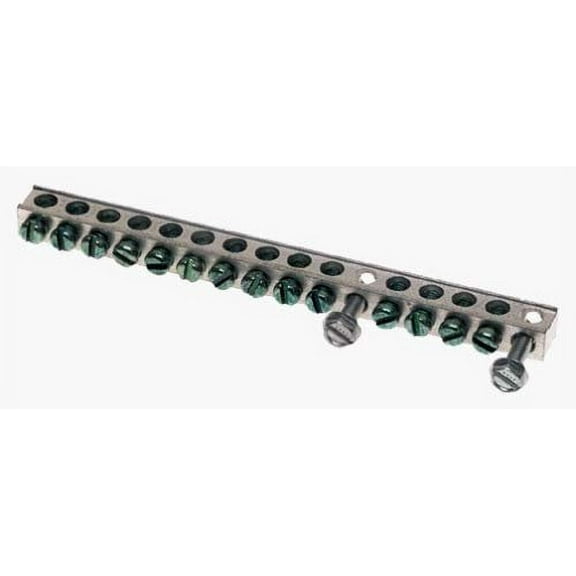 EATON GBK14P Ground Bar, For 8, 12, 16 & 20 Circuit Main Lug Load Centers