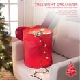 thumbnail image 5 of Simplify Christmas Tree Light Storage Bag in Red, 5 of 12