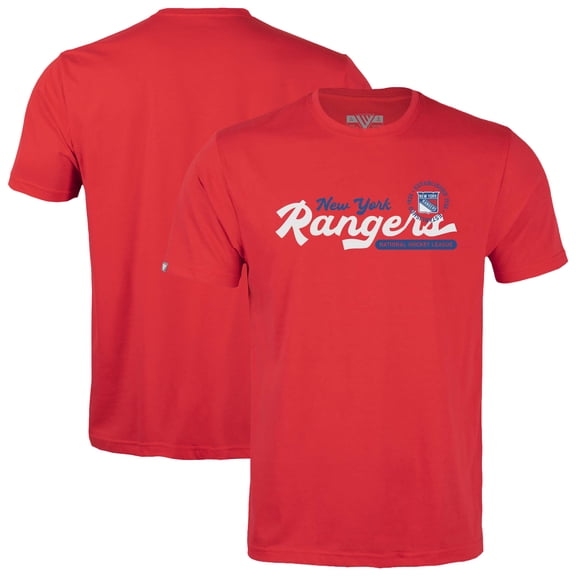 Youth Levelwear Red New York Rangers Little Richmond Monument T-Shirt