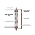 thumbnail image 5 of 10 Inches New Premium Steel Indoor/outdoor Thermometer Wireless Decorative, 5 of 5