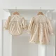 thumbnail image 2 of Spring Autumn Baby Clothes Infant Girls Floral Embroidered Bodysuit Children's Long Sleeve Princess Dress Korean Sisters Dress, 2 of 6