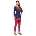 thumbnail image 4 of Maple Clothing Indian Kurtis Tops Tunics Women's (Blue, L), 4 of 6