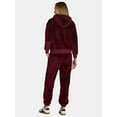 thumbnail image 2 of Time and Tru Women's Teddy Fleece Hoodie and Joggers Set, 2-Piece, Sizes XS- XXXL, 2 of 4