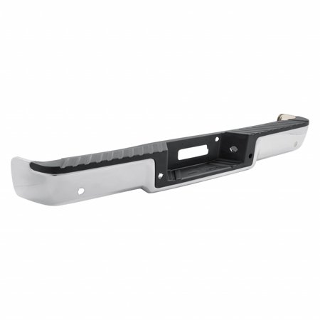 For Lincoln Mark LT 2006 Step Bumper Assembly | Rear | Styleside | w/ Rear Object Sensors | Chrome | FO1103127