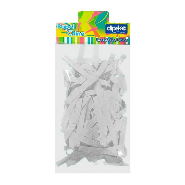 Papel China Dipak en Tiras Blanco 40143