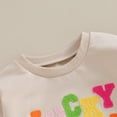 thumbnail image 5 of Bagilaanoe Toddler Baby Girl Boy Casual Sweatshirt Long Sleeve Letter Embroidered Pullover 18M 24M 3T 4T 5T 6T Kids Loose Tee Tops, 5 of 7