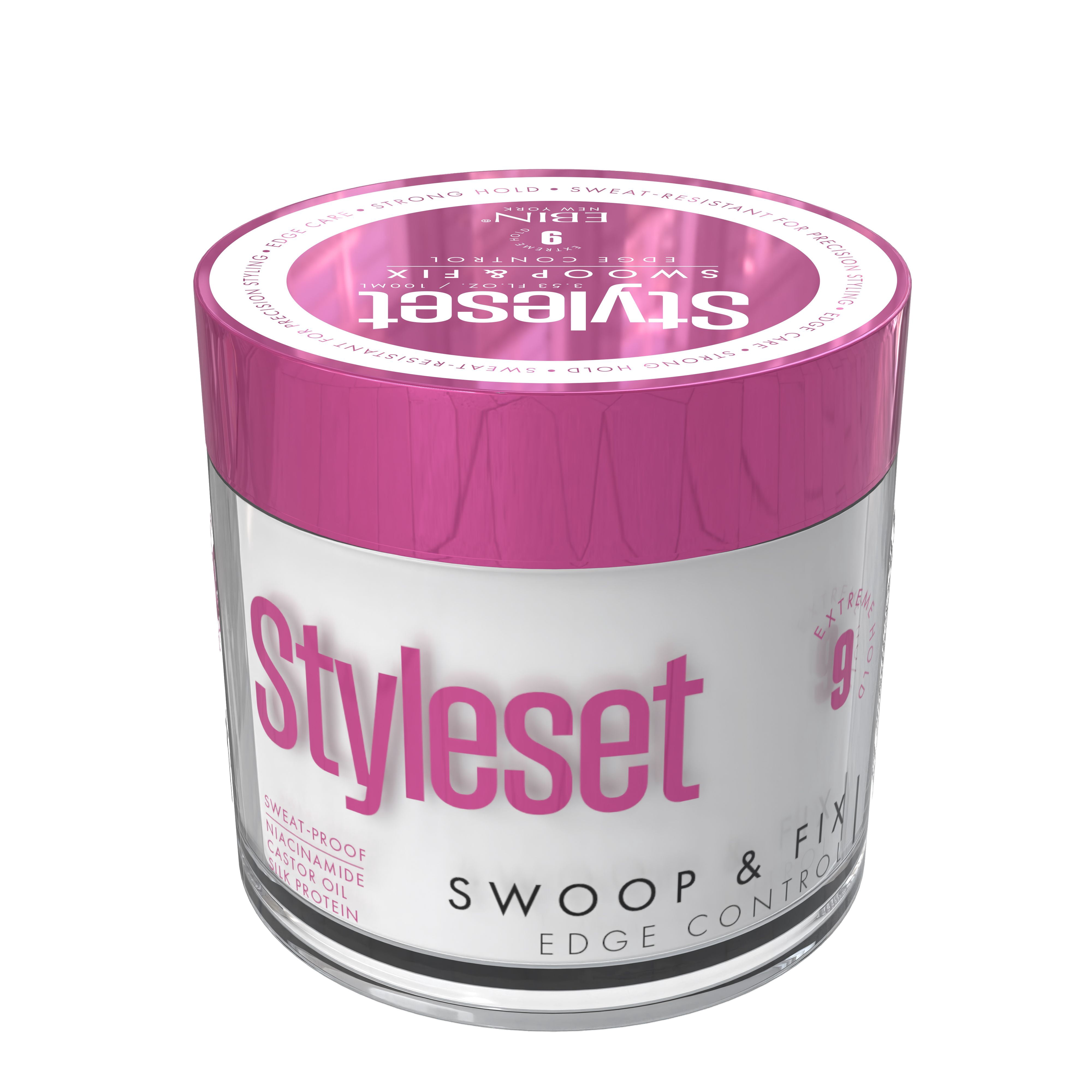 EBIN STYLESET SWOOP & FIX EDGE CONTROL, 3.4 OZ.