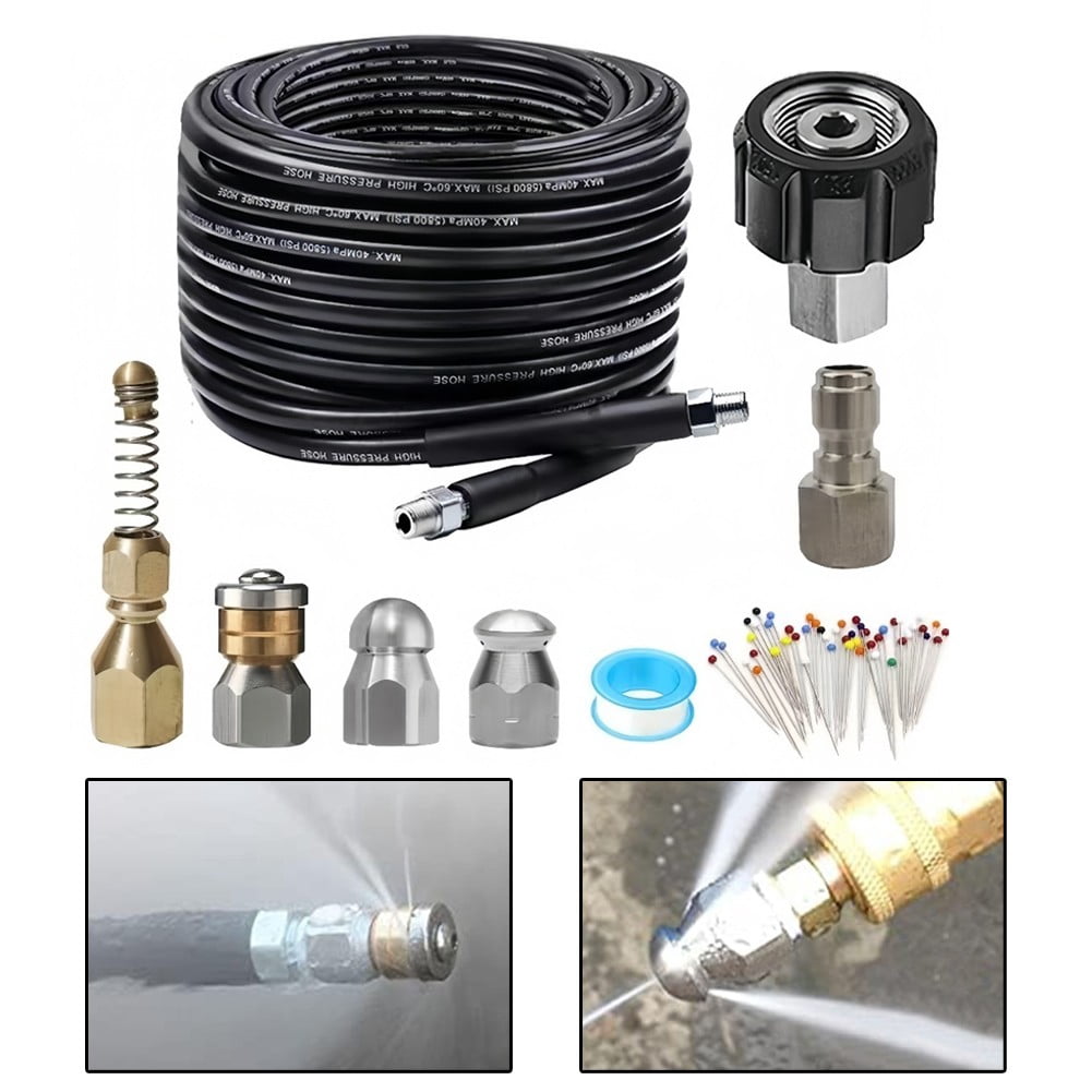 High-Pressure 10m Drain Cleaning Hose for Karcher Washer - for Flexible
