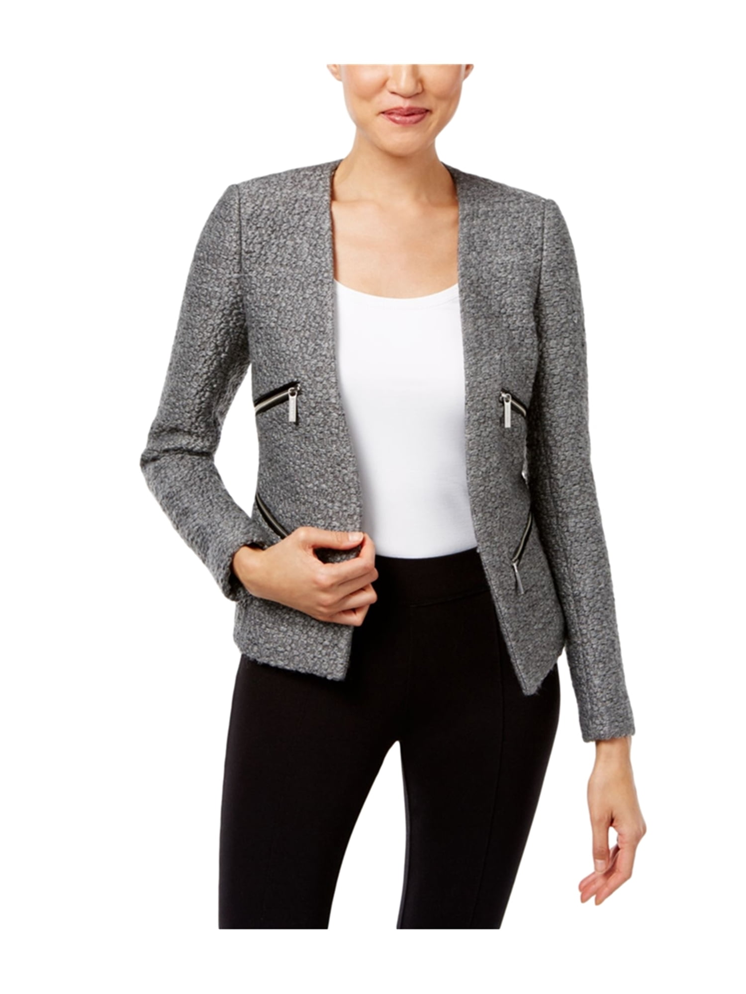china collar blazer
