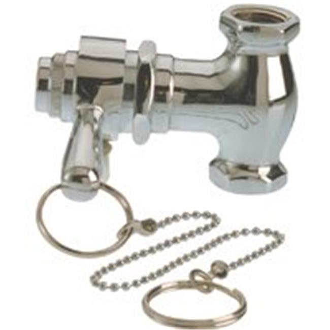 B & K 126006LT SelfClosing Spring Load Shower Valve, Brass, Chrome