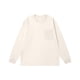 thumbnail image 1 of pstuiky camisas de manga larga para hombre, Camiseta informal de manga larga con cuello redondo y bolsillos de color liso para hombre Tops de talla grande para hombre xxl, 1 of 3