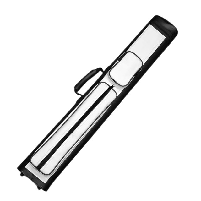 Professional Billiard Cue Rod Bag Organizer Holder Soft Cover Hard PU Leather Snooker Cue Rod Storage Pouch for Games Sports Men He Qiyong unisex