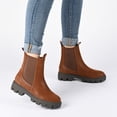thumbnail image 5 of Journee Womens Ivette Pull On Block Heel Booties, 5 of 10