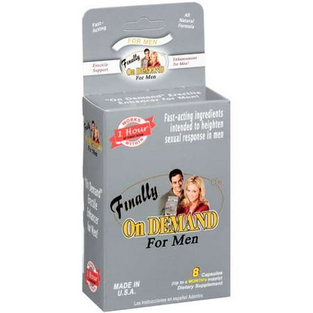 Finally On Demand Dietary Enhancer For Men, 8 ct
