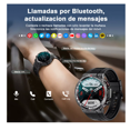 thumbnail image 4 of Wünd W50B Smartwatch Táctico - Correa Negra Deportiva, Resistente al Agua IP68, Pantalla LED Táctil 1.96", 256MB RAM, 257GB, 330mAh, 4 of 5