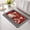 Black, variant on Chefs Non Slip Bathroom Mat, Food Coffee Cookies Steak Red Plaid Absorbent Bath Mat Rubber Backed Quick Dry Doormat Fit Under Door for Bathtub Shower Sink Kitchen 16"x24"