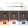thumbnail image 2 of tredstone Lampe de Bureau Sans Fil Rechargeable Gradation Continue Moderne Portable Dorée, 2 of 9