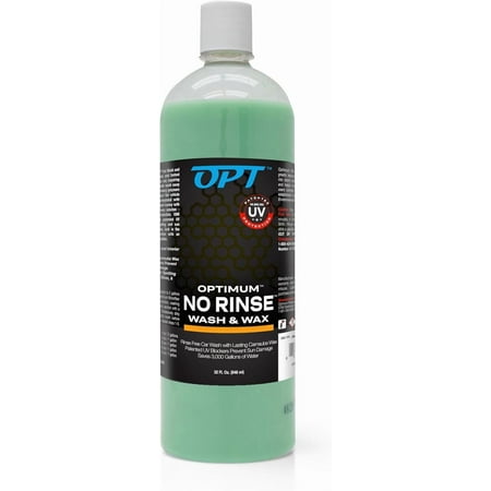 Optimum No Rinse ash and ax – Rinseless Car Formulated ith Carnauba UV Protection - For Cars, RVs, Trucks, Motorcycles more (32 Oz)