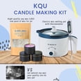 thumbnail image 3 of Kit para Hacer Velas KQU con Olla Eléctrica para Derretir Cera de Soya, 3 of 6