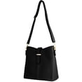 thumbnail image 3 of Women's Serena Leatherette Buckle Shoulder Bag, 3 of 7