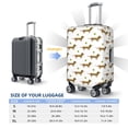 thumbnail image 5 of Haiem Dachshund Going To Play Tennis Luggage Cover Printed Suitcase Covers for Luggage Elastic Washable Suitcase Protector Fits 18-32 Inch Luggage-X-Large, 5 of 8