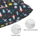 thumbnail image 3 of Fotbe Rocket Space Funda de Almohada Decorativa Estilo Occidental, Lujo en Algodón, Fundas para Almohadas King, Cojín Estampado para Decoración del Hogar-20"x30", 3 of 6