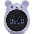 thumbnail image 1 of Digital Alarm Clock, Electronic Clock Cartoon Large Screen Mouse Shape Rechargeable Desk Bedroom Bedside Table Blue No.1, 1 of 3