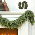 thumbnail image 7 of Artificial Christmas Garland 6ft Green Cedar Pine, Realistic Cedar Garland for Fireplace Mantle Wall Indoor Outdoor Holiday Home Party Decoration, 7 of 7