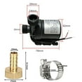 thumbnail image 3 of Dc12V Water Pump Brushless 800L/H Silent Submersible Water Circulation Pump Tool, 3 of 8