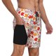 thumbnail image 2 of Fotbe Hello Autumn Maple Leaf Traje de Baño para Hombre – Shorts de Natación de Secado Rápido con Forro y Bolsillos-3X-Large, 2 of 6