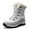 A-white, variant on Womens Snow Boots Lightweight Warm Waterproof Winter Boots for Female Faux Fur Lined Mid-Calf Booties Walking Comfortable Anti-Slip Ankle Booties Thick Thermal Outdoor Hiking Shoes