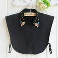 thumbnail image 3 of LoudSung False Collar Detachable Half Shirt Blouse Elegant Fake Collar Crystal Dickey Decorative Design for Women Girls, 3 of 9