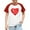 Red6, variant on Annhoo Boys Girls Valentines Day Shirt Cute Round Neck Block Color Short Sleeve Print Tops Trendy Comfortable Clothes
