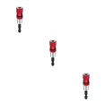 thumbnail image 2 of Ruiboury Hex Shank Bit Holder Locking Adjustable Extension Rod Bar Quick Change Repair Socket Extender Adapter with Driver Red 3Set, 2 of 6
