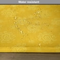 thumbnail image 5 of Ambesonne Summer Place Mats Set of 4, Sun Solar Sketchy, Standard Size, Yellow, 5 of 5
