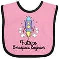 thumbnail image 3 of Inktastic Future Aerospace Engineer Rocket Girls Baby Bib, 3 of 4