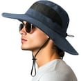 thumbnail image 1 of Sun Bucket Hats for Women Men UV Protection Wide Brim Fishing Hat Beach Outdoor Essentials, 1 of 5