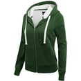 thumbnail image 3 of MixMatchy Women's Long Sleeve Zip Up Cozy Hoodie Jacket, 3 of 5